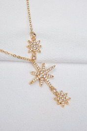 Heliophilia Silver Collar CK9735A Oro y Blanco